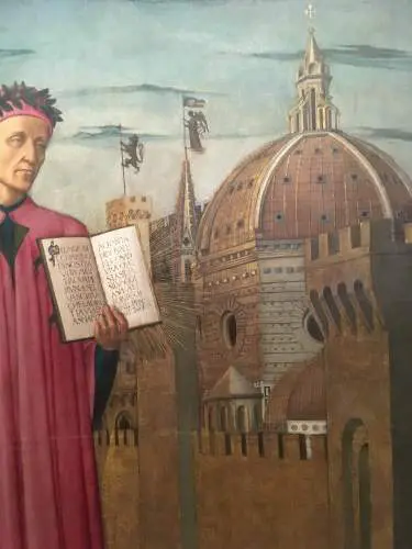 Domenico di Michelino Dante e la Divina Commedia dettaglio